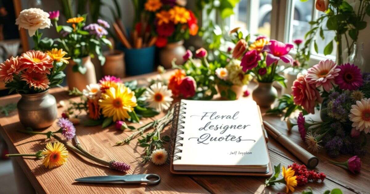 73 Floral Designer Quotes and Messages that Inspire Florists