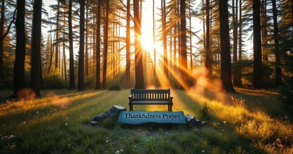 Thankfulness Prayer For End Of Month
