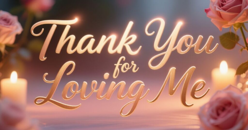  35 “Thank You for Loving Me” Quotes and Sayings