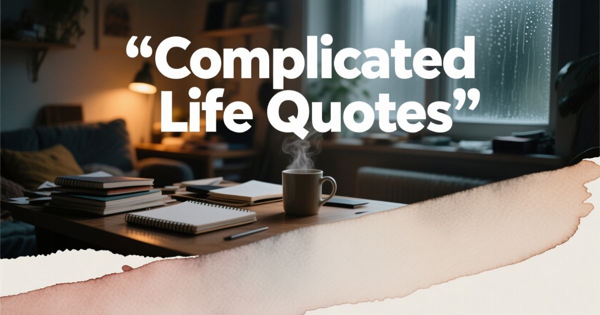 59 Complicated Life Quotes that Provoke Thought (and What To Do)