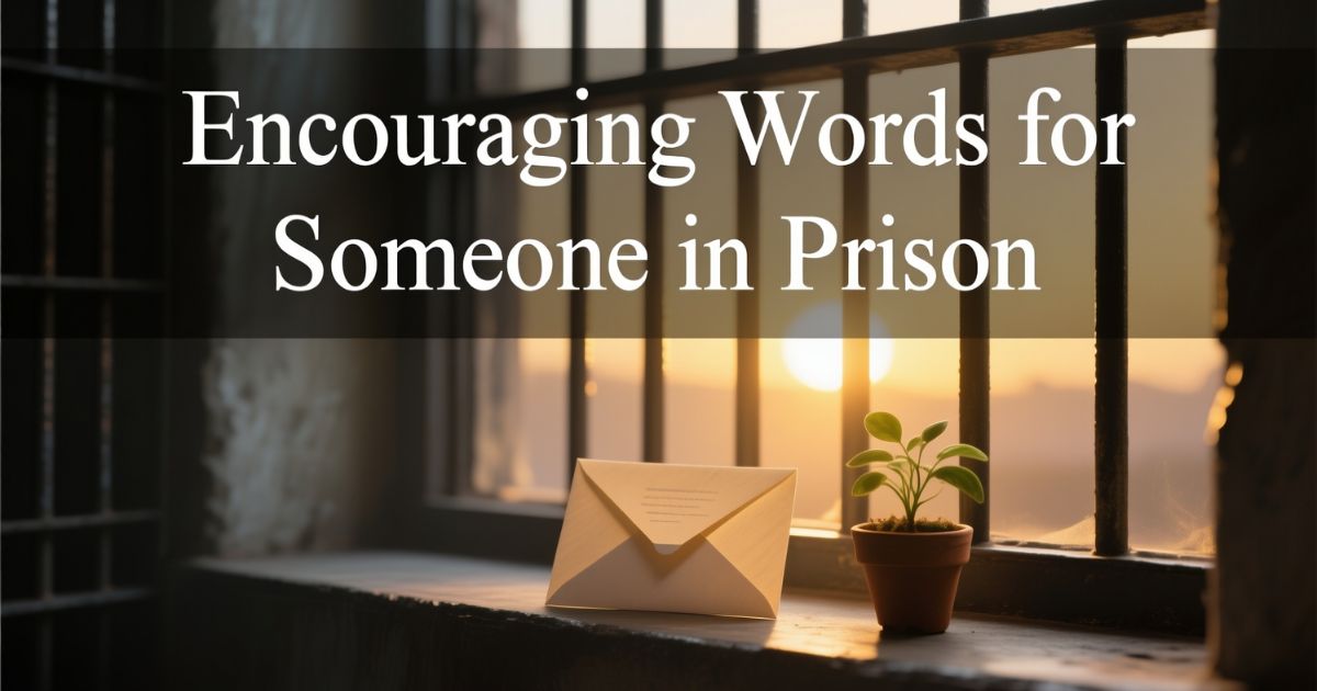 129 Jail Quotes and Encouraging Words for Someone in Prison