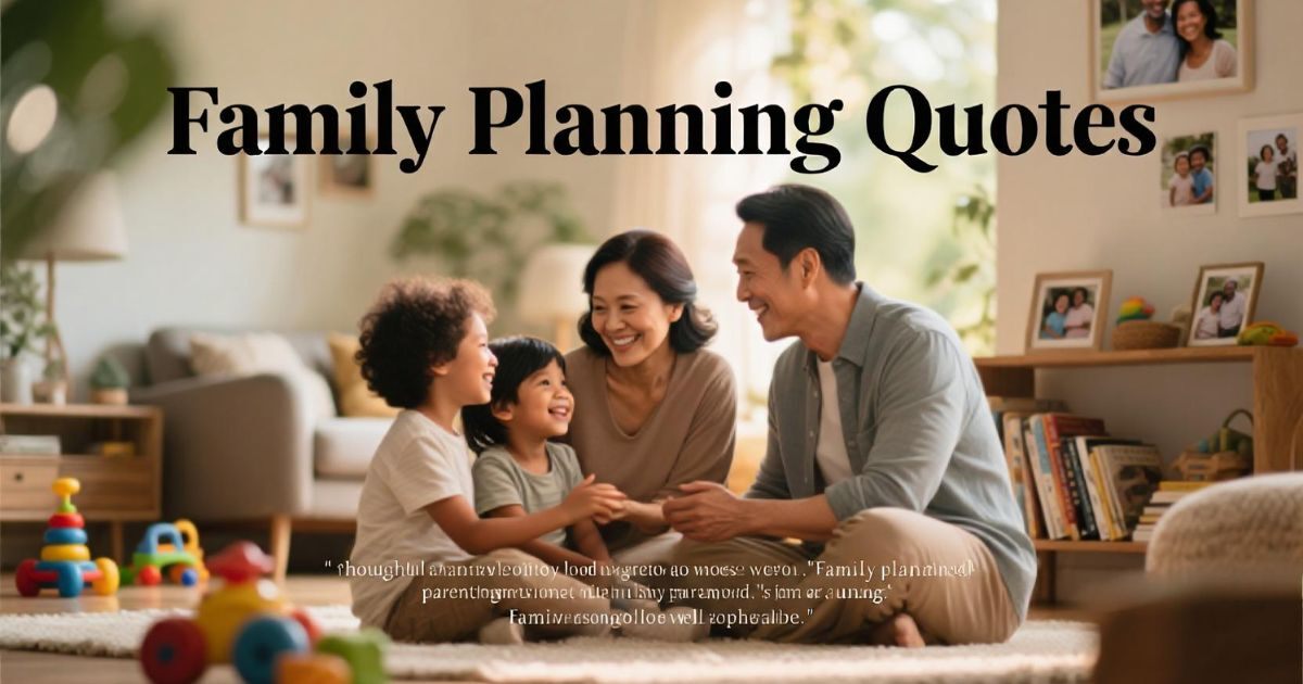 Top 87 Family Planning Quotes and Messages to Inspire You