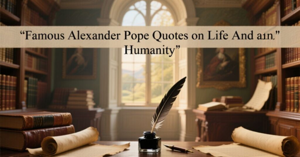 Timeless Alexander Pope Quotes for Wisdom and Reflection
