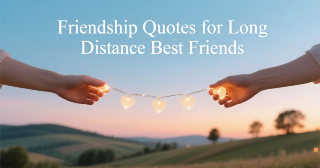 Friendship Quotes for Long Distance Best Friends