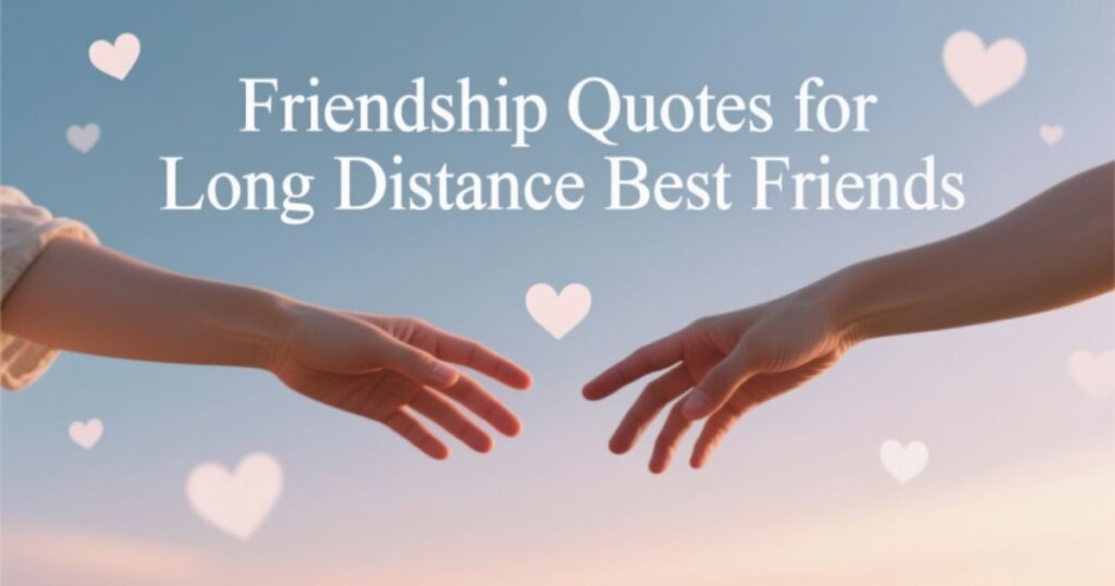 Friendship Quotes for Long Distance Best Friends