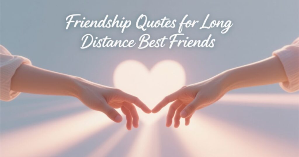 Friendship Quotes for Long Distance Best Friends
