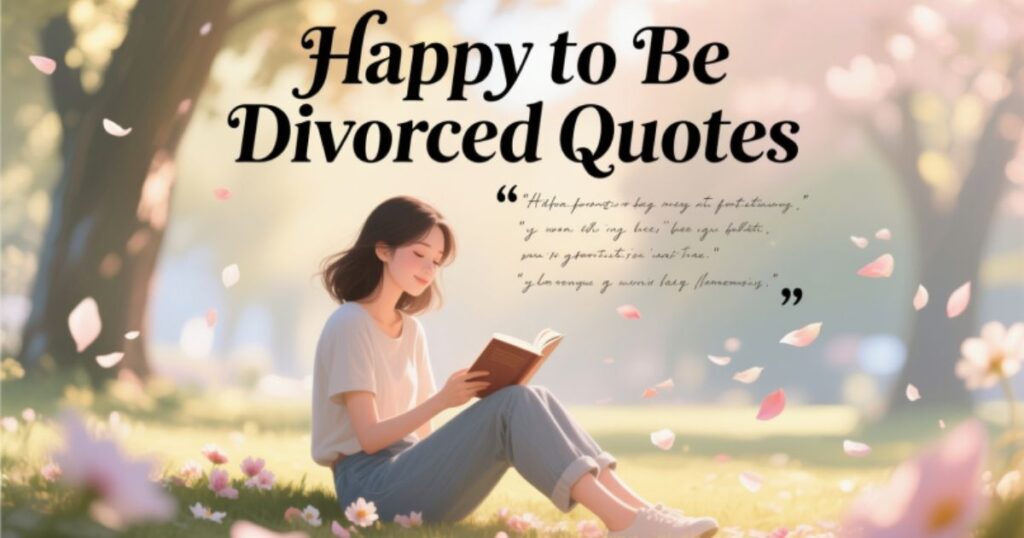 Happy to Be Divorced Quotes: Embracing Freedom and New Beginnings