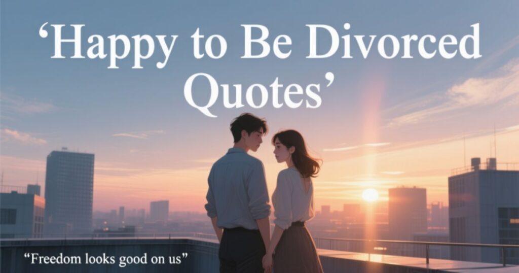 Happy to Be Divorced Quotes: Embracing Freedom and New Beginnings