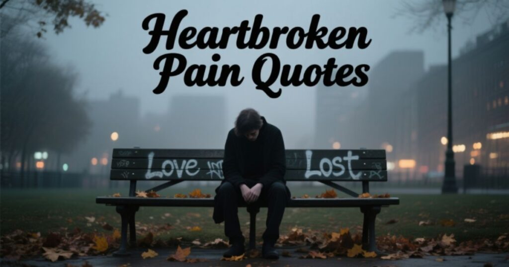 25 Heartbroken Pain Quotes to Heal Your Sadness