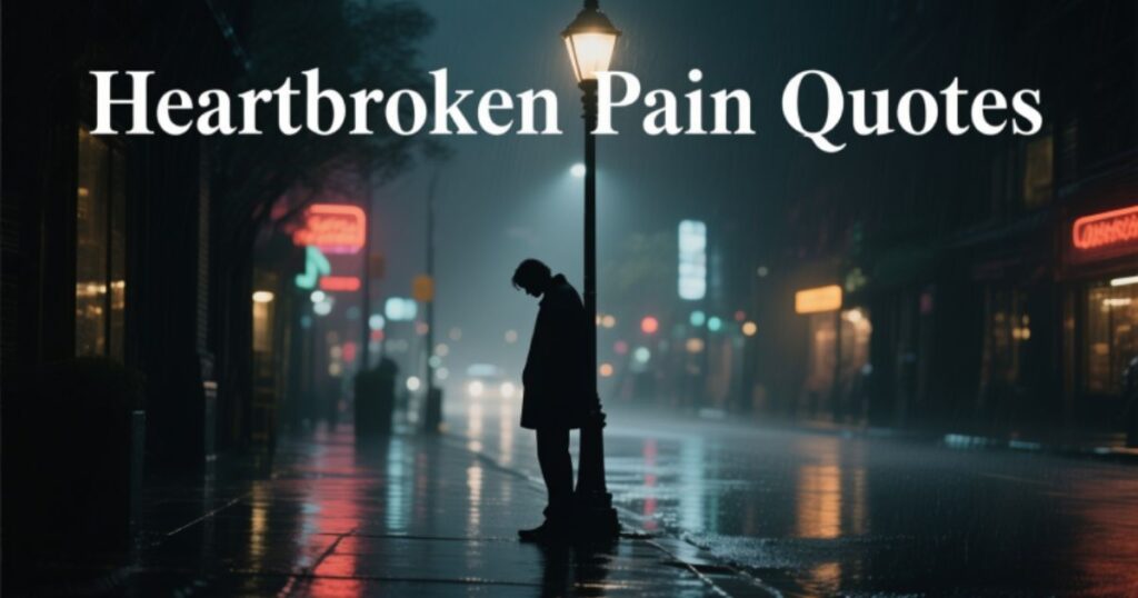 25 Heartbroken Pain Quotes to Heal Your Sadness