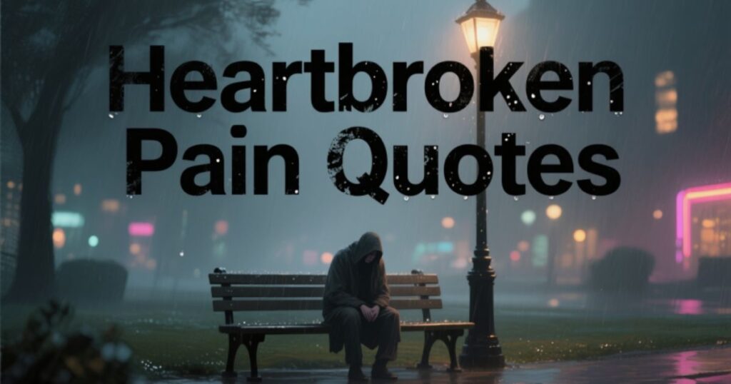 25 Heartbroken Pain Quotes to Heal Your Sadness