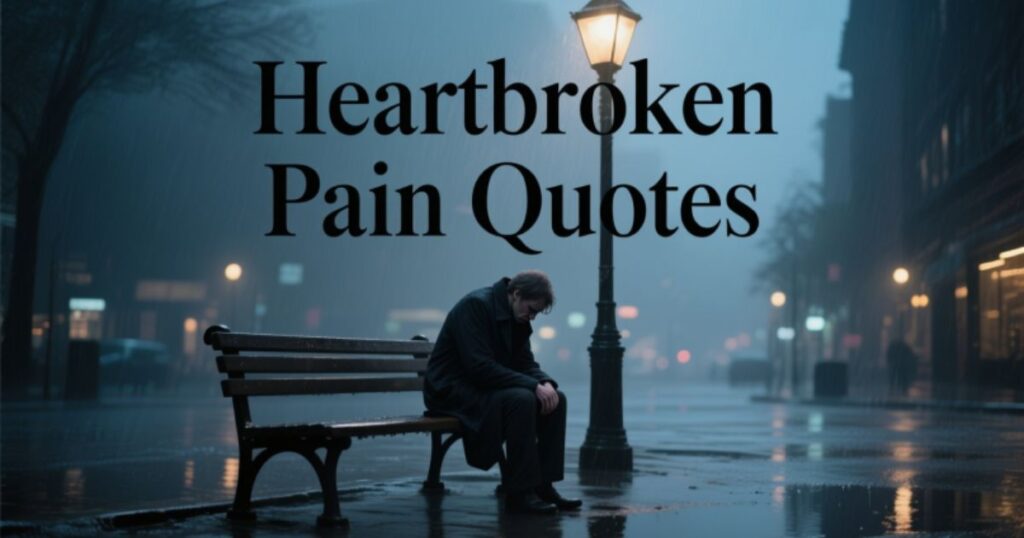 25 Heartbroken Pain Quotes to Heal Your Sadness