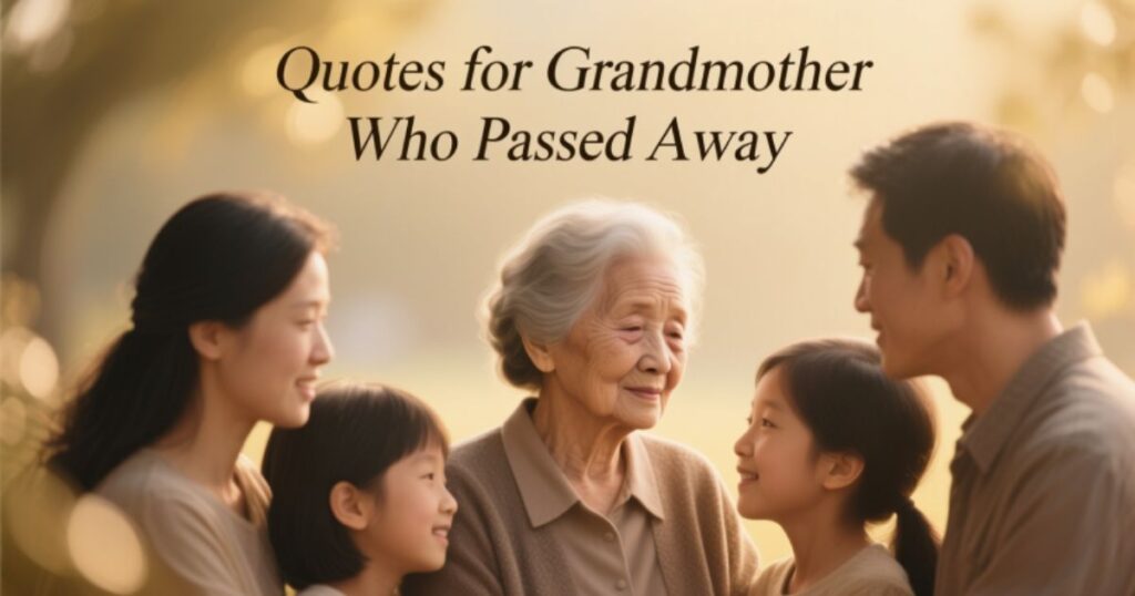 39+ Quotes for a Grandmother Who Passed Away (To Honor Her Memory)