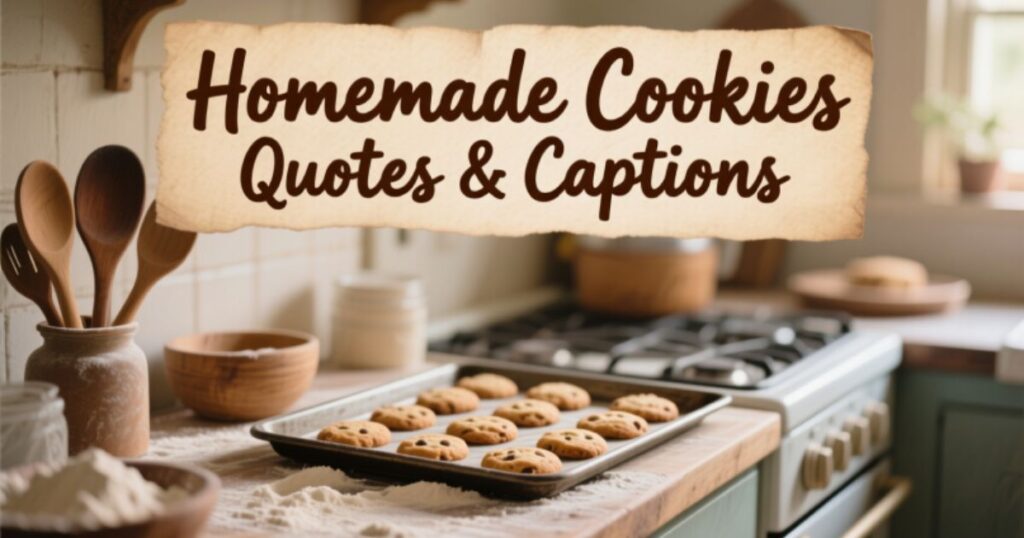Homemade Cookies Quotes & Captions
