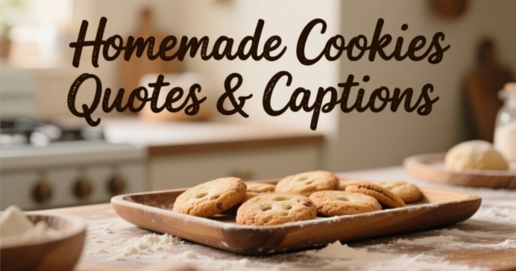 Homemade Cookies Quotes & Captions