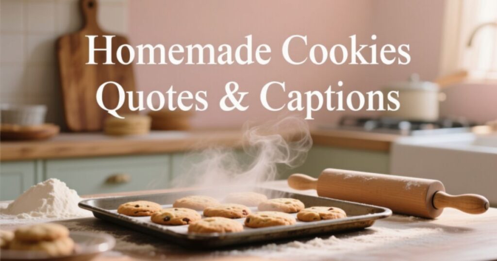 Homemade Cookies Quotes & Captions