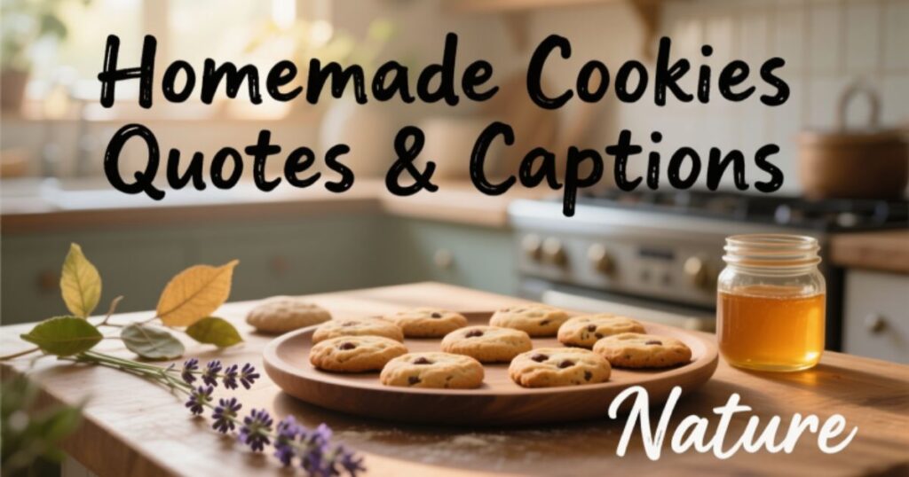 Homemade Cookies Quotes & Captions