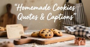 Homemade Cookies Quotes & Captions