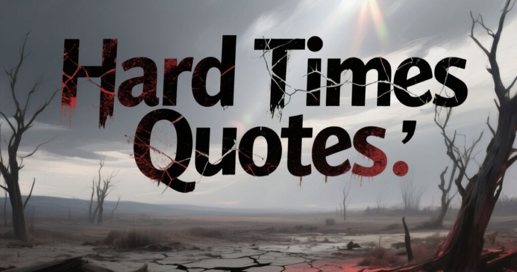 113 Inspirational Hard Times Quotes that Give Strength