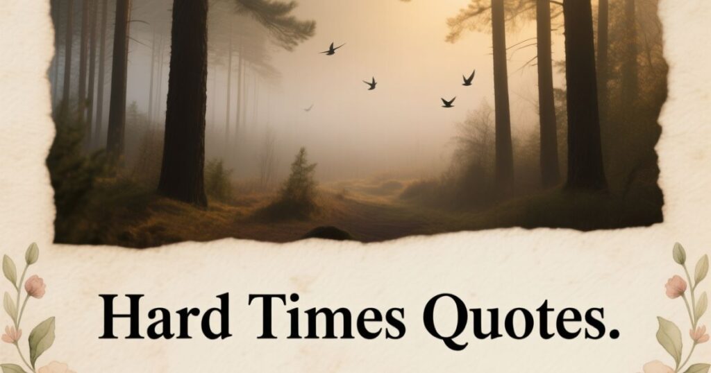 113 Inspirational Hard Times Quotes that Give Strength