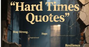 113 Inspirational Hard Times Quotes that Give Strength