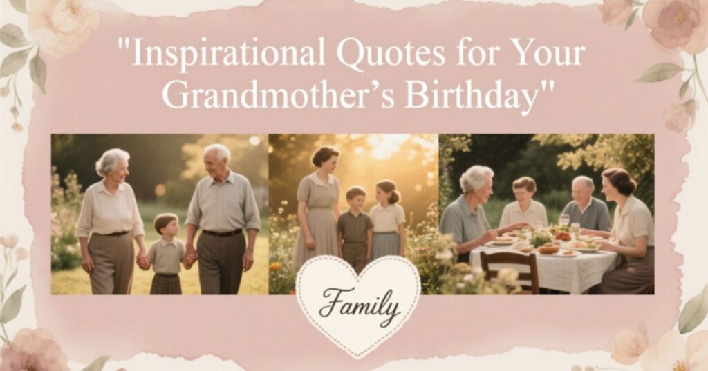 65+ Inspirational Quotes for Your Grandmother’s Birthday