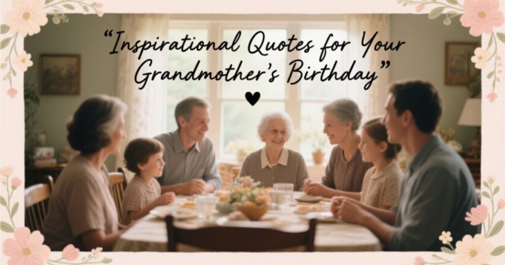 65+ Inspirational Quotes for Your Grandmother’s Birthday