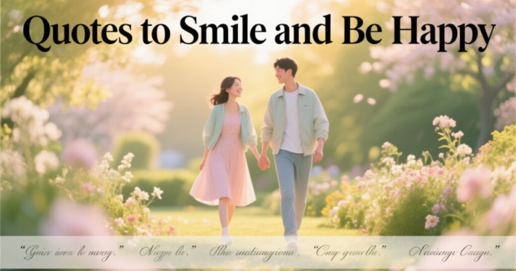 Quotes to Smile and Be Happy: Brighten Your Day with Positivity