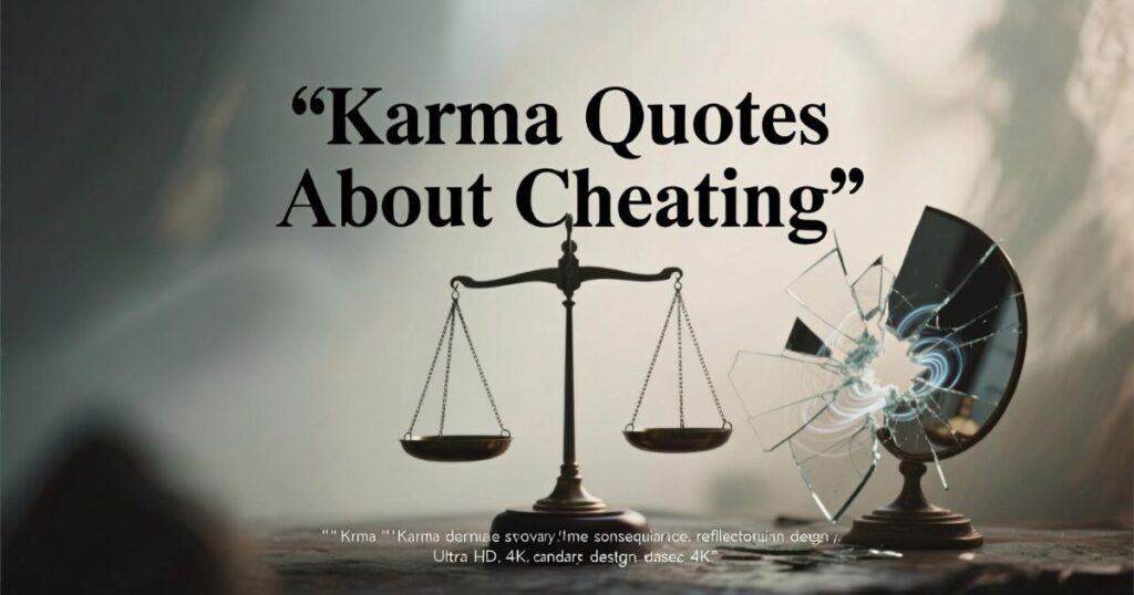 97 Karma Quotes about Cheating and Betrayal in Relationships and Love