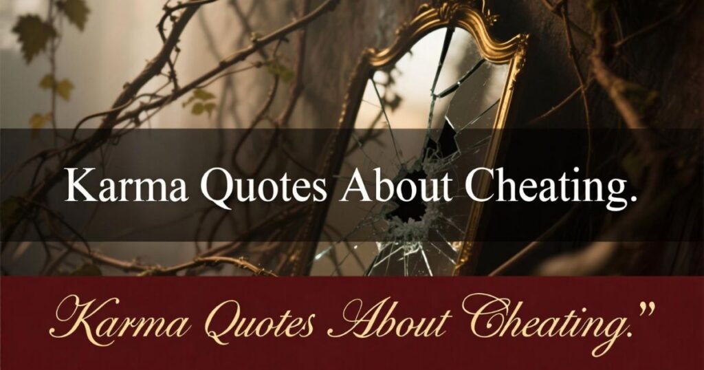 97 Karma Quotes about Cheating and Betrayal in Relationships and Love