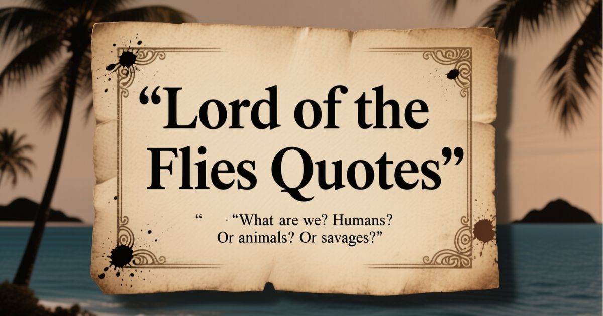 79 Lord of the Flies Quotes by William Golding