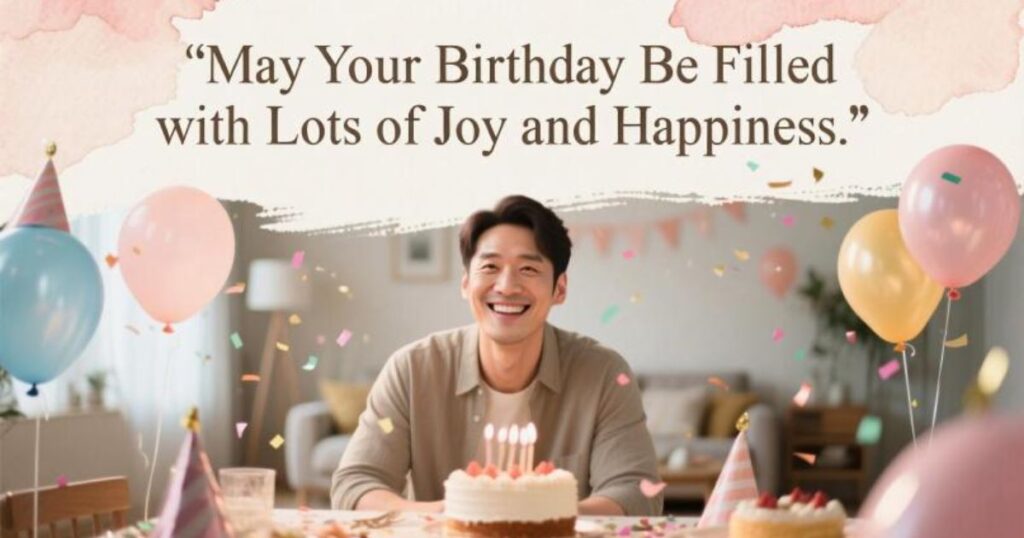 “May Your Birthday Be Filled with Lots of Joy and Happiness” Quotes to Make Their Day Extra Special