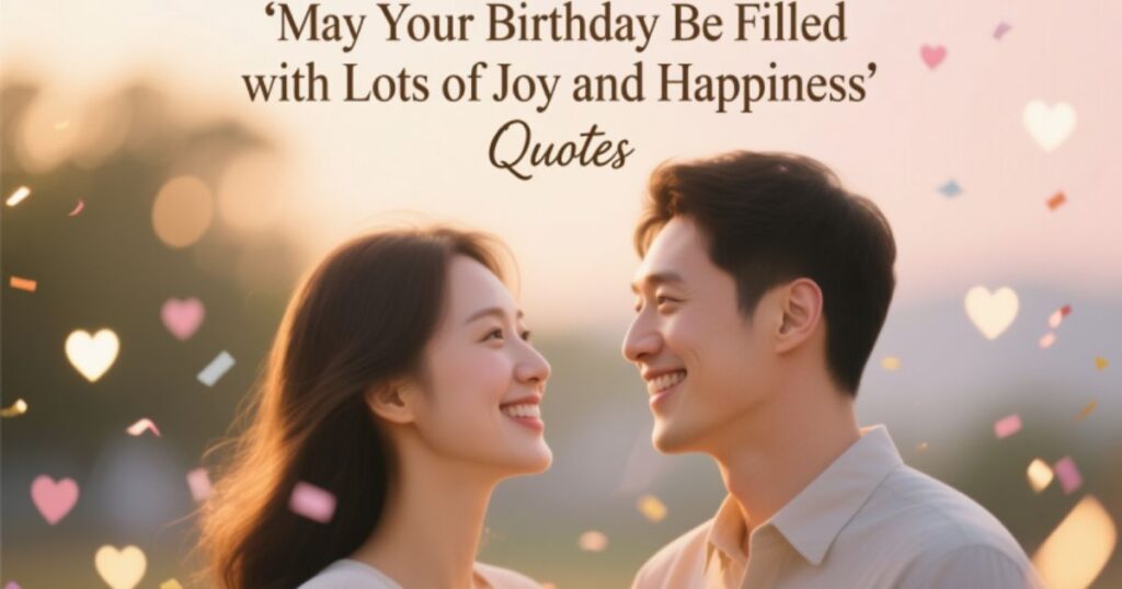 “May Your Birthday Be Filled with Lots of Joy and Happiness” Quotes to Make Their Day Extra Special