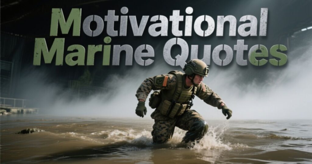 Motivational Marine Quotes: Unleash Your Inner Courage
