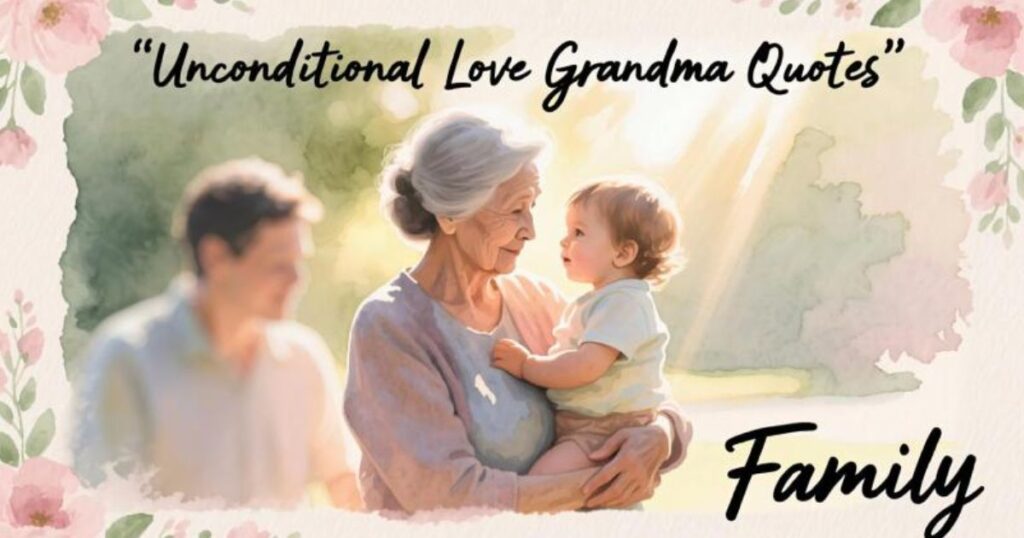 Unconditional Love Grandma Quotes That Warm the Heart