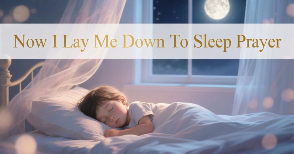 Now I Lay Me Down To Sleep Prayer