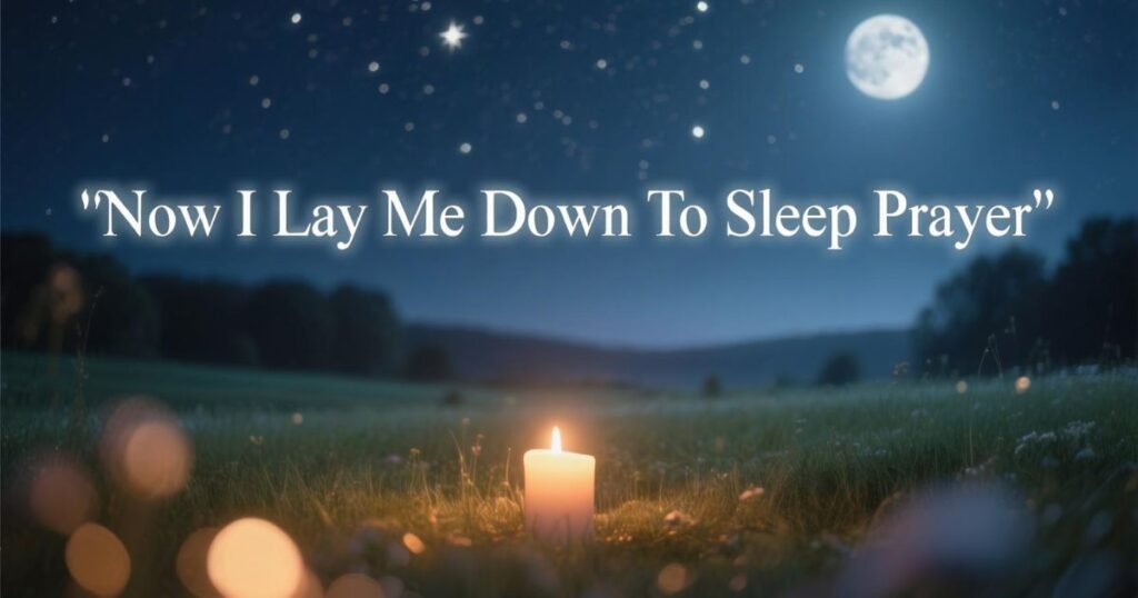 Now I Lay Me Down To Sleep Prayer