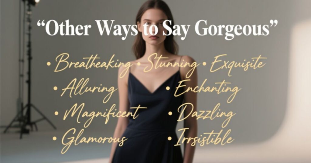 Other Ways to Say Gorgeous: 25 Fresh Compliments to Use Instead