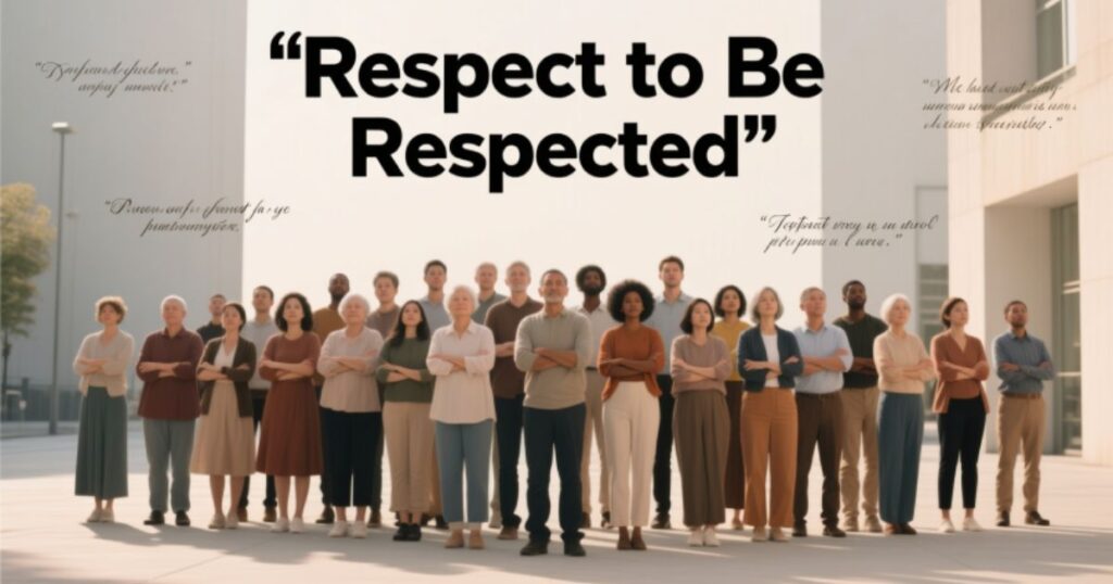 Respect to Be Respected Quotes (Powerful Reminders for Everyday Life)