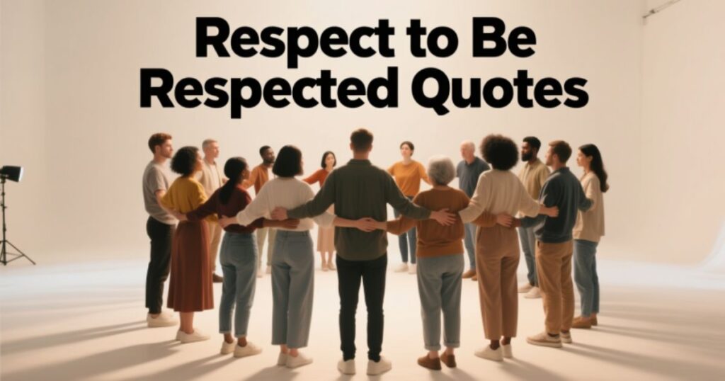 Respect to Be Respected Quotes (Powerful Reminders for Everyday Life)