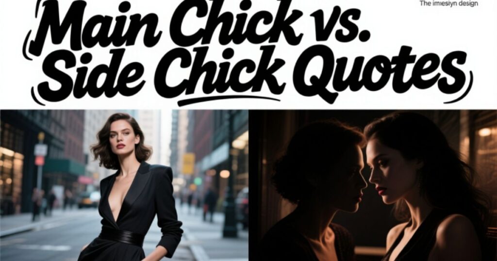 Main Chick vs.Side Chick Quotes That Say It All