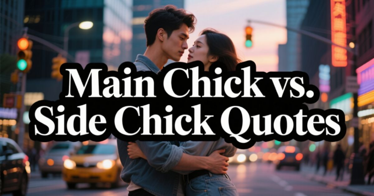 Main Chick vs.Side Chick Quotes That Say It All