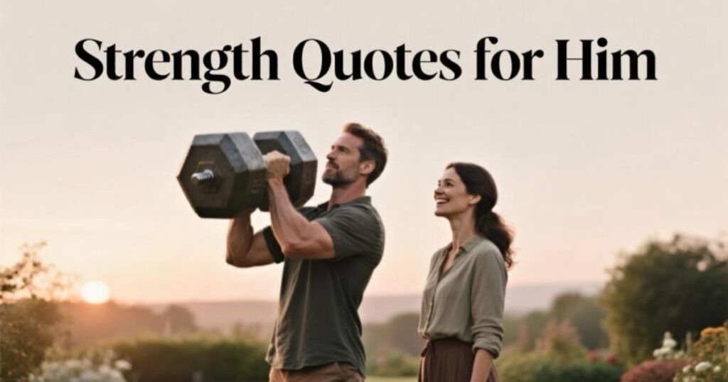 Strength Quotes for Him to Keep Him Going