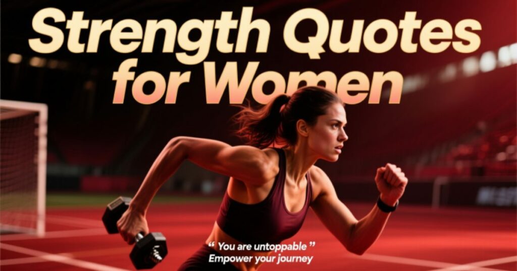 Bold & Brave Strength Quotes for Women – Stay Fierce & Fearless