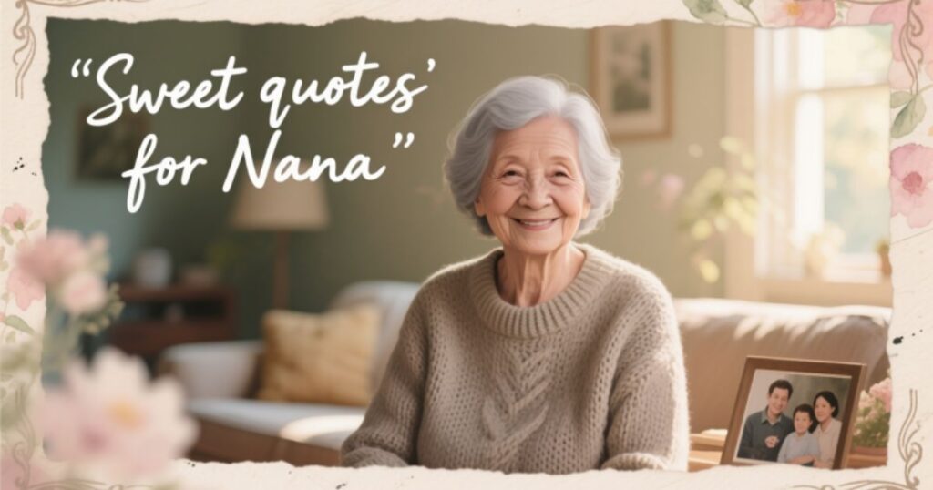 29 Sweet Quotes to Show Your Nana Love