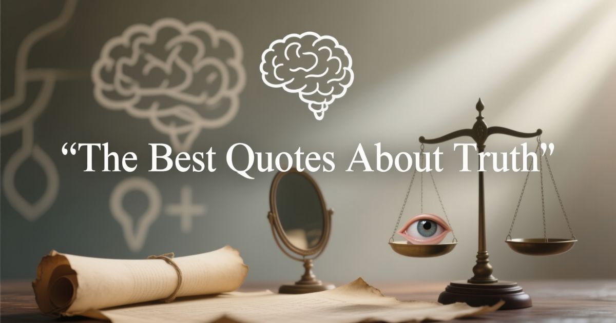 The Best Quotes About Truth, Honesty, and Life