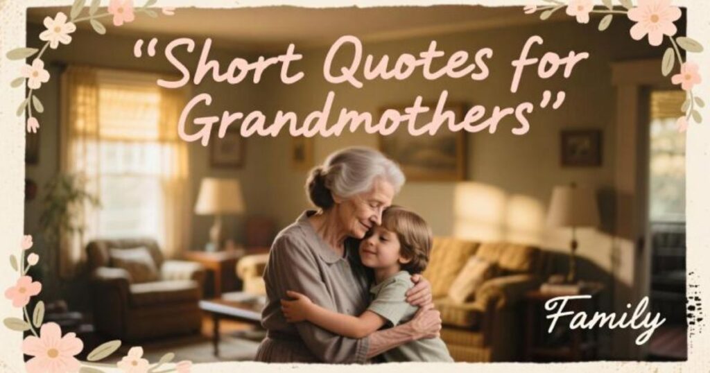  40 Short Heartfelt Quotes for Grandmothers