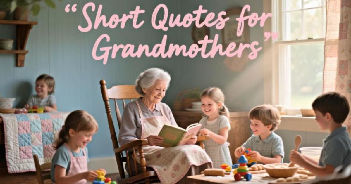 40 Short Heartfelt Quotes for Grandmothers