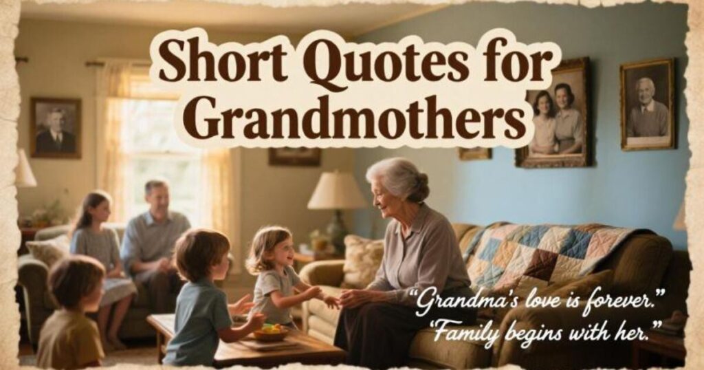  40 Short Heartfelt Quotes for Grandmothers