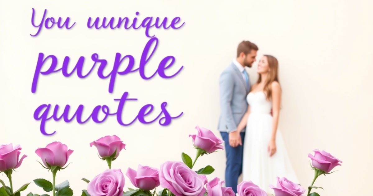 117 Unique Purple Quotes for Purple Color Lover